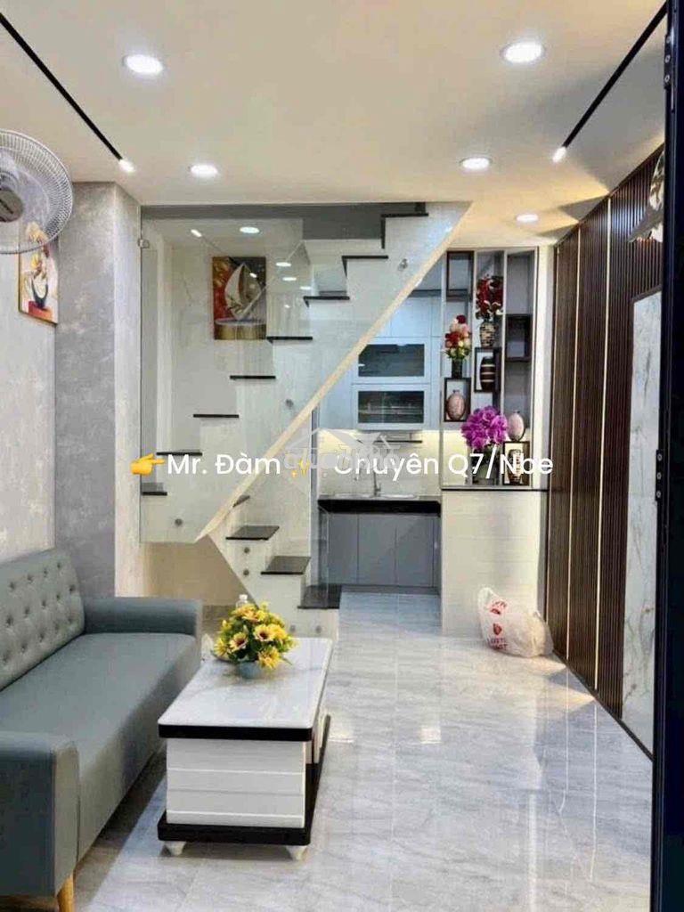3,1 tỷ ( tl ) -  nhà thi đấu q7 - trệt lầu 2pn - 2wc - 2