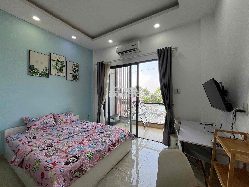 1 phòng ngủ siêu rộng 50m2 - thang máy - hầm xe - balcon - tân định q1 - 2
