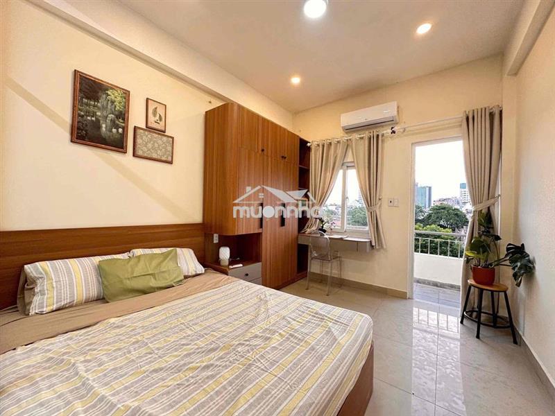 Căn hộ 1pn bancol gần quận 1 full nội thất, phòng thoáng gió
