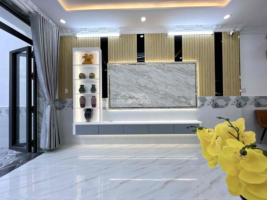 Nhà lầu đúc 3tầng 3pn dt:4,4x12m 100m ra hẻm ô tô huỳnh tấn phát - 3