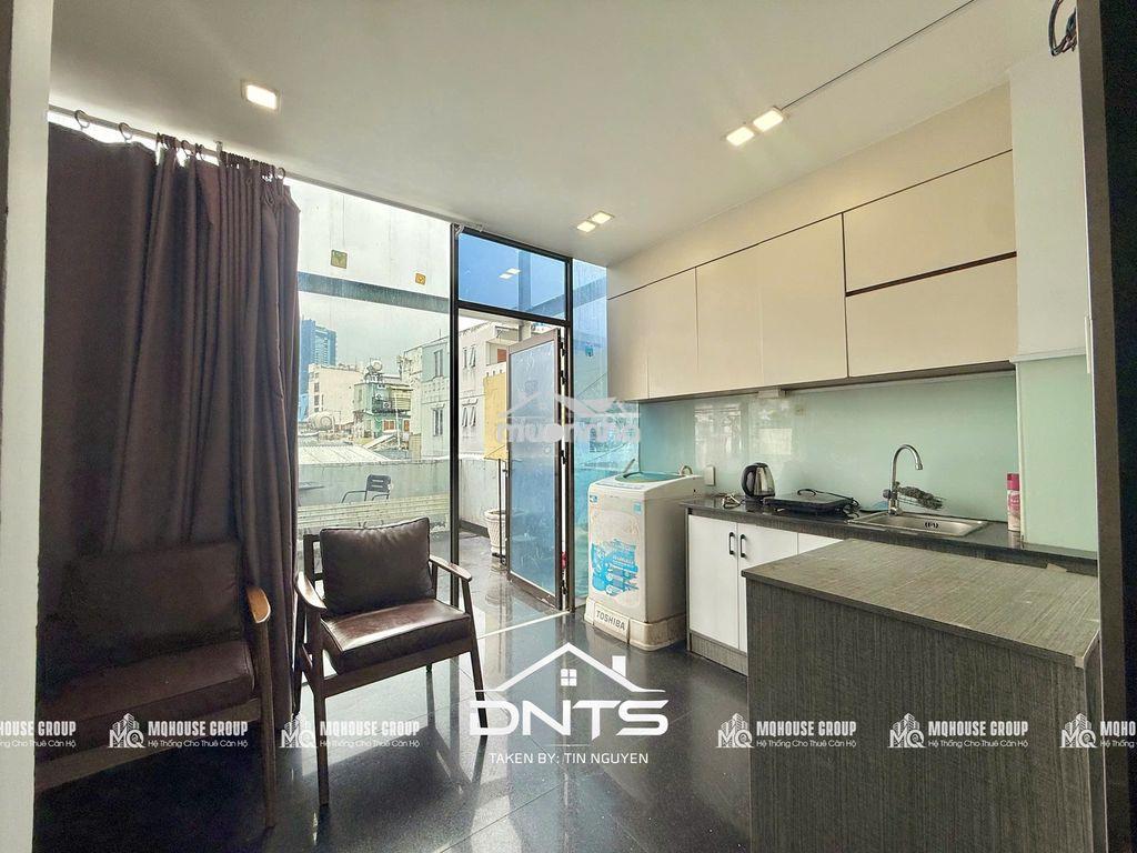 Căn hộ 1pn 55m2 máy giặt riêng balcony thang máy metro bến thành - Ảnh 4