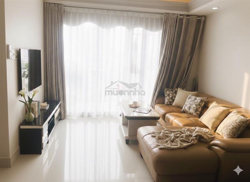 Cho thuê căn hộ tầng cao 92m2 có máy giặt, máy sấy chung cư homyland 1