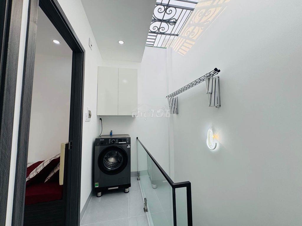 Nhà mới xây 3 lầu (dt 4.5 x 7) - 3pn - hẻm 3.5m phan huy ích gò vấp - 3