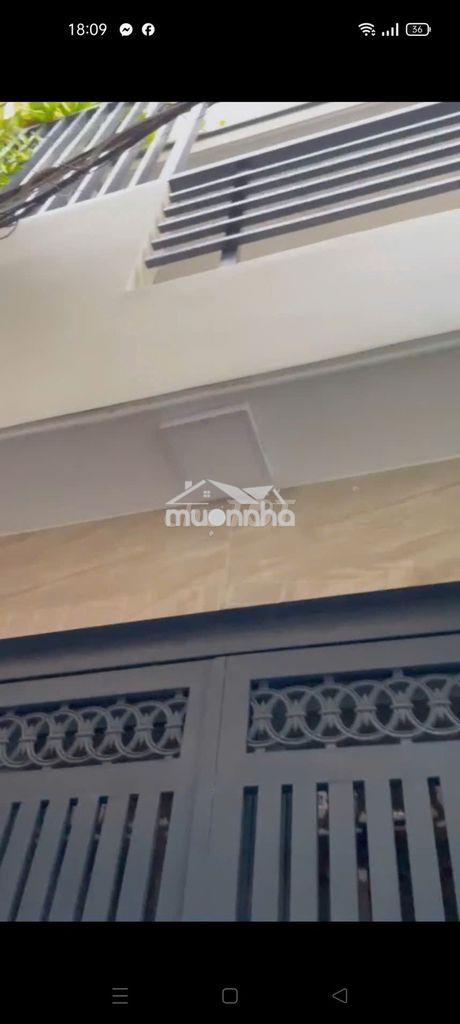 Cho thuê nhà mới hẻm xe hơi,phan văn trị p11 bt,2pn,3wc,giá 9.5tr