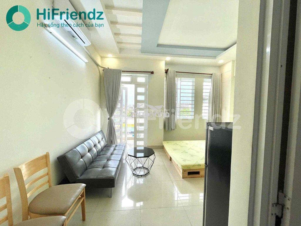 Cho thuê studio ban công full nội thất ngay emart phan huy ích - 2