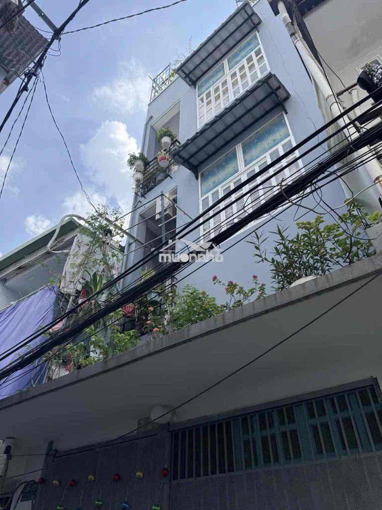 Nhà nở hậu 4.1m nở hậu 6m - 4 tầng btct - 2