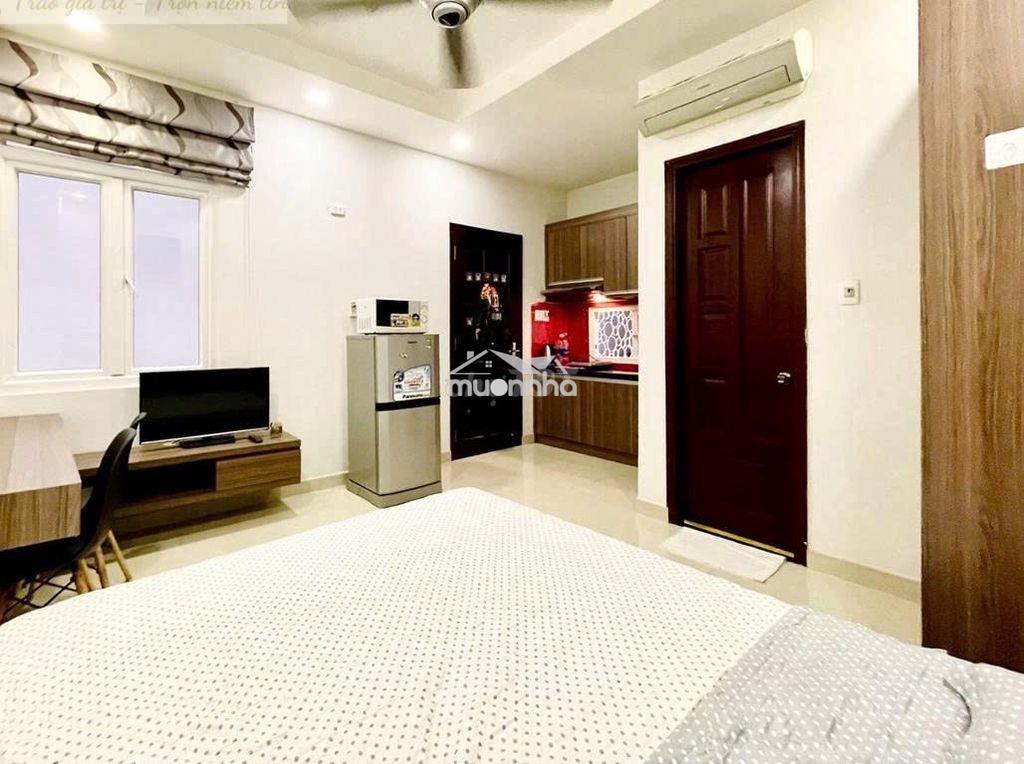Căn hộ studio 25m2, 1pn, đủ nội thất, ở trung tâm, an ninh, pccc tốt - Ảnh 4