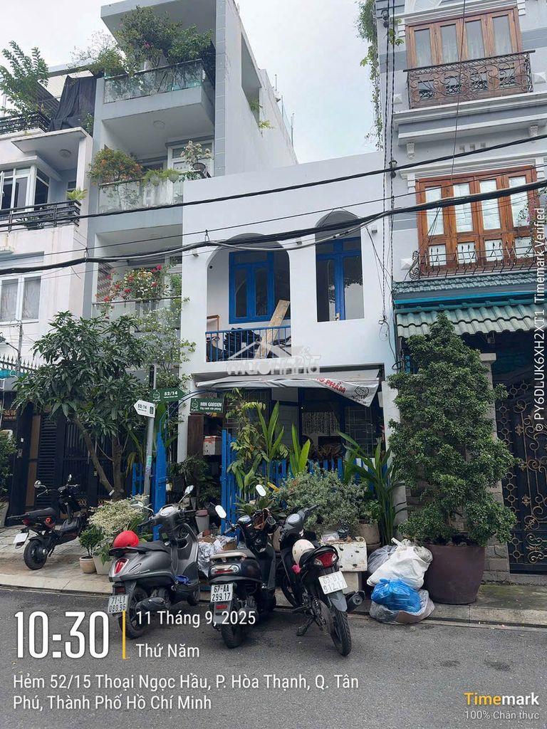 Cho thuê nhà 52/14 thoại ngọc hầu, 4x20m 1 lầu, giá 14 triệu/1 tháng