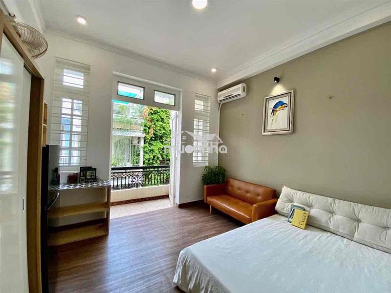 Cho thuê phòng trọ full nội thất ban công lê văn sỹ ph nhiêu lộc quận3