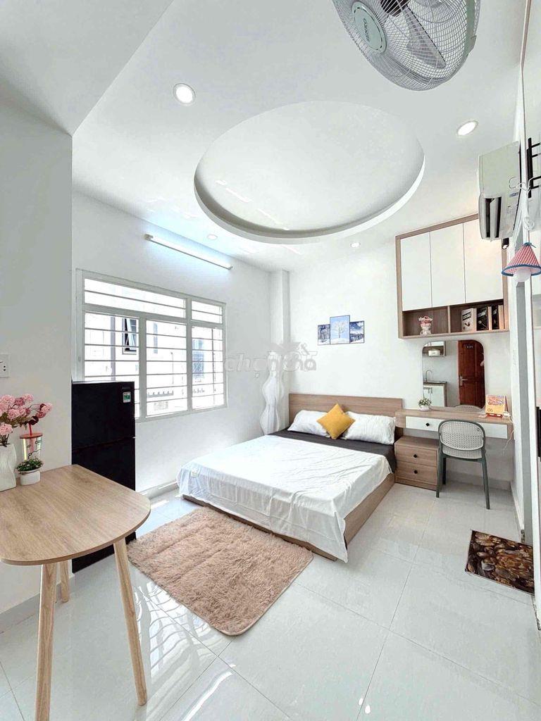 🔥 Studio ban công – full nội thất – nguyễn xí – 2 cửa sổ thoáng