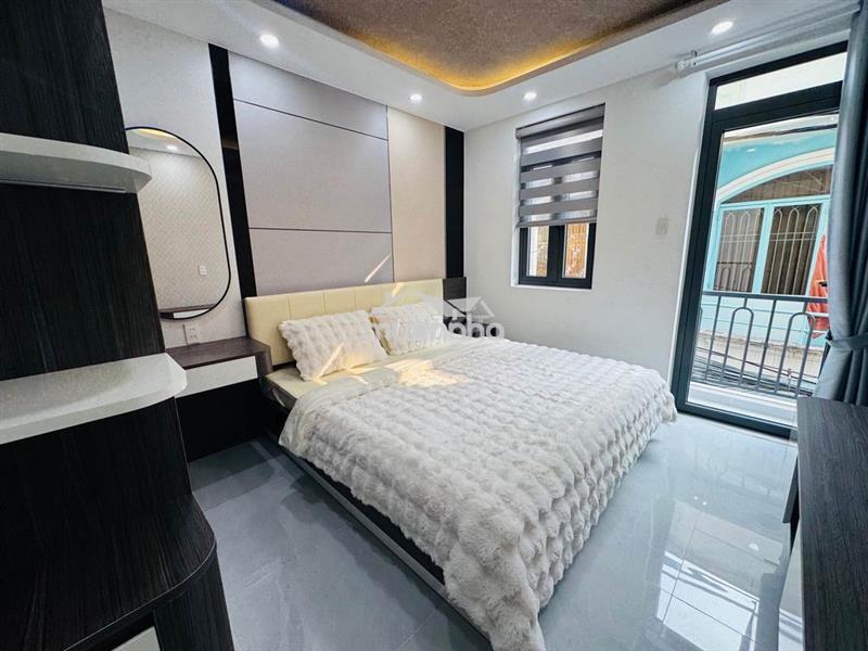 Nhà mới xây 3 lầu (dt 4.5 x 7) - 3pn - hẻm 3.5m phan huy ích gò vấp