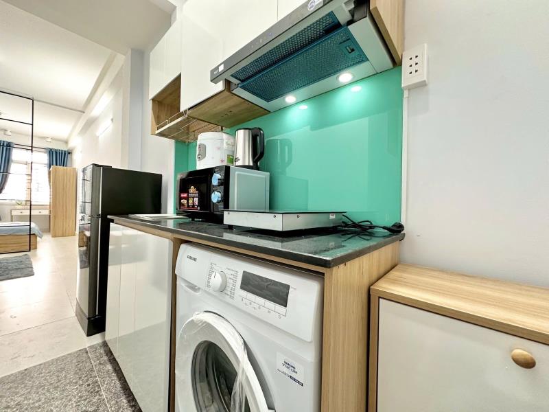 Cho thuê 1pn 1pk 40m2_ban công_máy giặt riêng_ngay ngã tư phú nhuận_phan đăng lưu_phan xích long_nguyễn kiệm - Ảnh 3