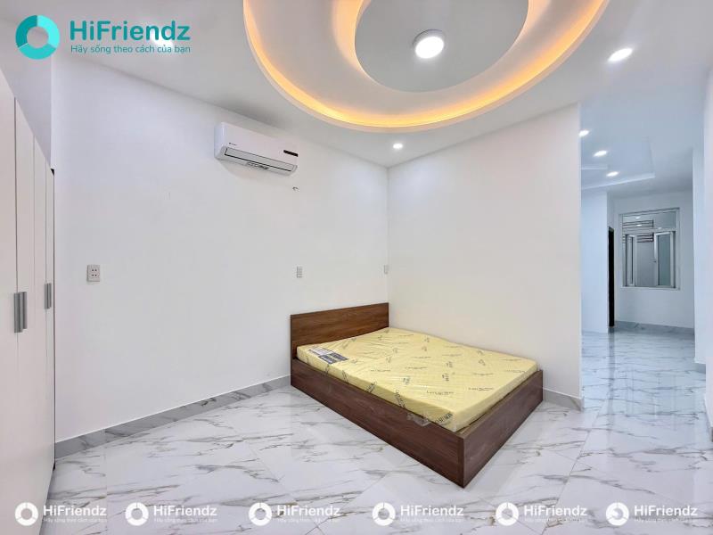 Cho thuê căn hộ 1 phòng ngủ rộng 40m2 sẵn nội thất gần etown cộng hoà