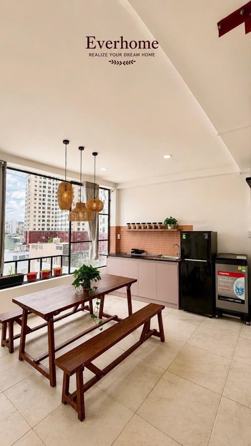 Cho thuê căn hộ penthouse 1pn, sân vườn tầng 6, view thành phố  - xô viết nghệ tĩnh, bình thạnh | giáp quận 1 & quận 2 - Ảnh 2