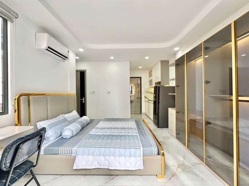 Căn hộ chung cư mới ban công, cửa sổ lớn, có máy giặt riêng, thang máy, gần sân bay, công viên gia định, emart, gần đh văn lang, công, nghiệp, tài chính mkt  - Ảnh 3