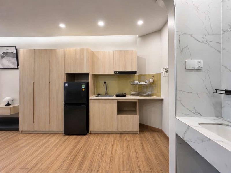 Studio ban công full nội thất ngay chu văn an tiện đi nơ trang long, nguyễn xí, lê quang định - Ảnh 4