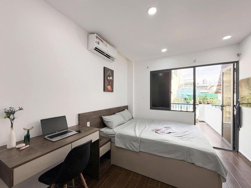 Thuê ngay căn hộ 1 phòng ngủ tách bếp full nội thất ngay trần kế xương - 40m2 - gần khu ẩm thực phan xích long giáp quận 1,3 khu an ninh , hẻm ô tô tận cửa  - Ảnh 4