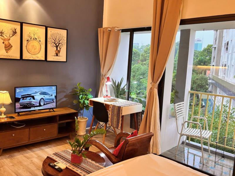 Cho thuê căn hộ 1pn tách bếp decor đẹp ngay cầu thị nghè bình thạnh giáp q1 - Ảnh 4