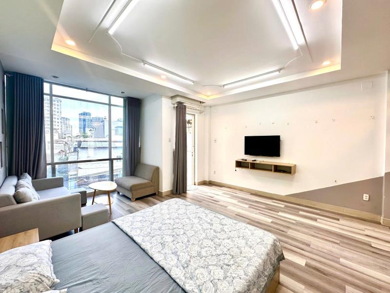 🏡 Căn hộ 1 phòng ngủ ban công máy giặt riêng - huỳnh mẫn đạt, bình thạnh gần quận 1, landmark 81   - Ảnh 4