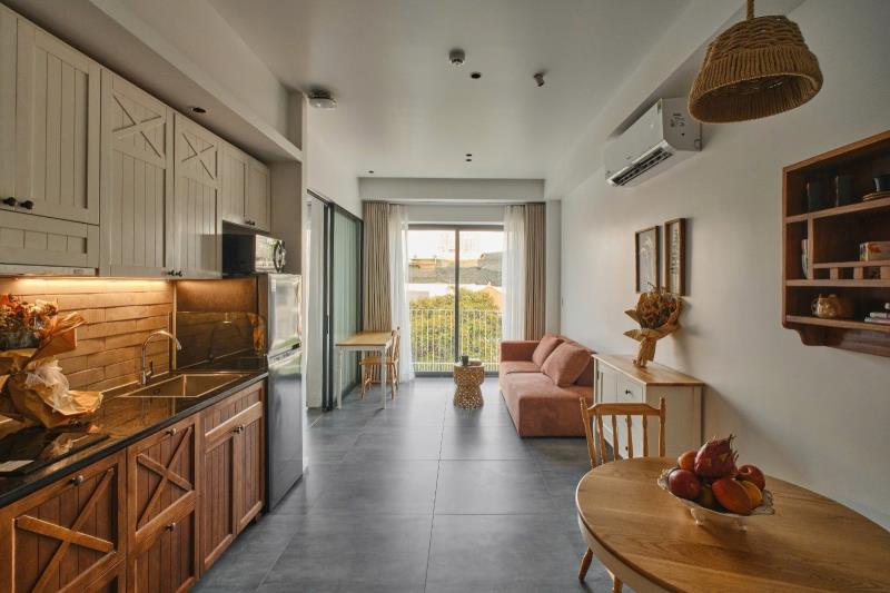 Căn hộ 1 phòng ngủ style cổ điển nguyễn gia trí bình thạnh gần hàng xanh điện biên phủ quận 1