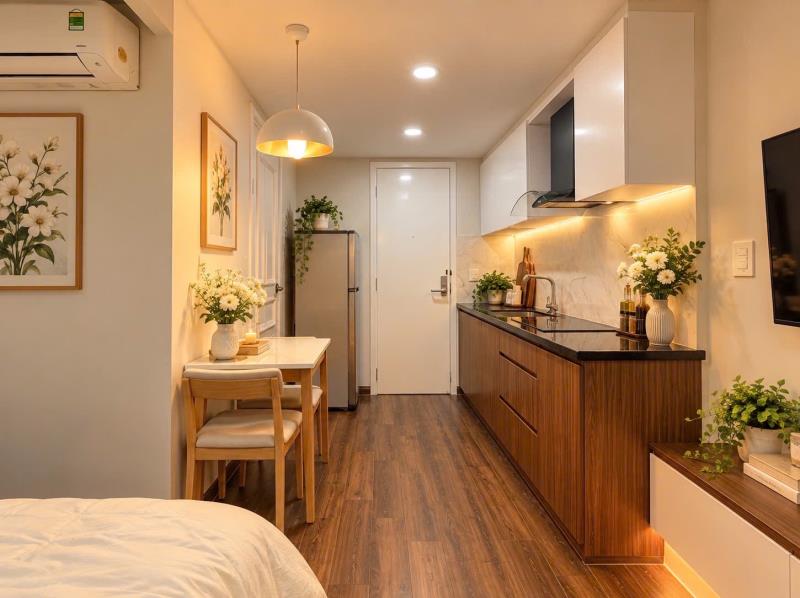 ✨ Cho thuê căn hộ 35m² cửa sổ lớn – full nội thất – giáp quận 1 ✨ - Ảnh 3