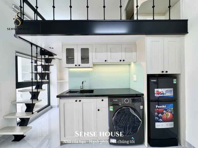 Duplex ban công full nội thất | tô hiệu - đầm sen | tòa nhà thang máy - máy giặt riêng, với thiết kế sang trọng  - Ảnh 3
