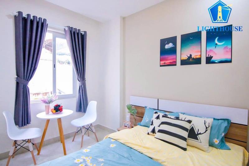 Cho thuê căn hộ cửa sổ trời full nội thất thang máy thuận tiện di chuyển sang q1, bình thạnh tại phan đăng lưu - Ảnh 1