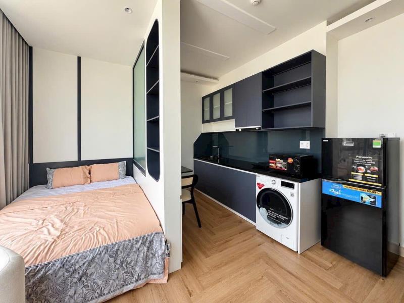 **🏡 Căn hộ 1 phòng ngủ cửa sổ lớn, view landmark 81 máy giặt riêng – huỳnh mẫn đạt, bình thạnh gần quận 1 landmark 81 - Ảnh 4