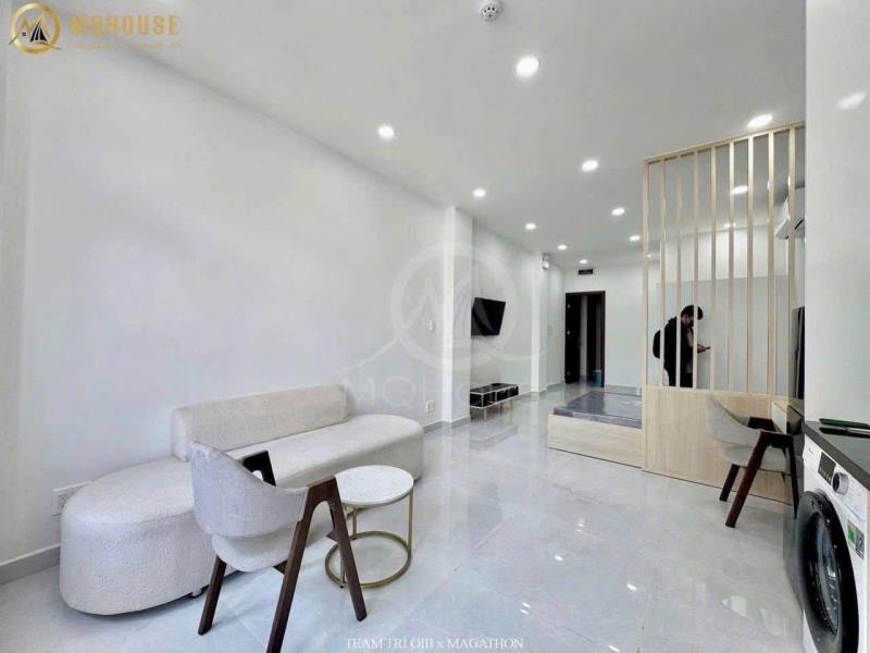 Cho thuê studio ban công 35m2 có máy giặt riêng - ngay ga metro tân cảng - nguyễn văn thương - Ảnh 3