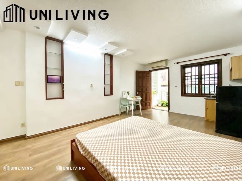 Cho thuê căn hộ ban công, 40m2, nguyễn cửu vân, bình thạnh gần cầu thị nghè, quận 1_full nội thất - Ảnh 2