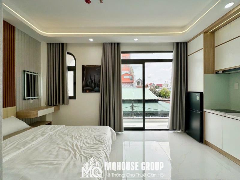 Studio ban công full nội thất - lê đức thọ - Ảnh 2