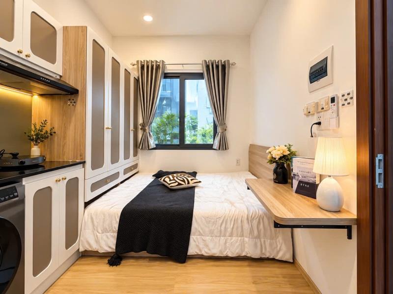 Cho thuê căn hộ full nội thất – máy giặt riêng – cửa sổ thoáng – gần ngã tư hàng xanh | nguyễn xí, bình thạnh - Ảnh 2