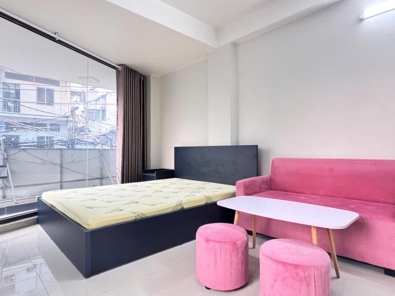 Cho thuê căn hộ tại bình thạnh, full nội thất, cửa sổ lớn, rộng rãi, thoáng mát, gần phan văn trị, phú nhuận, quận 1 - ***