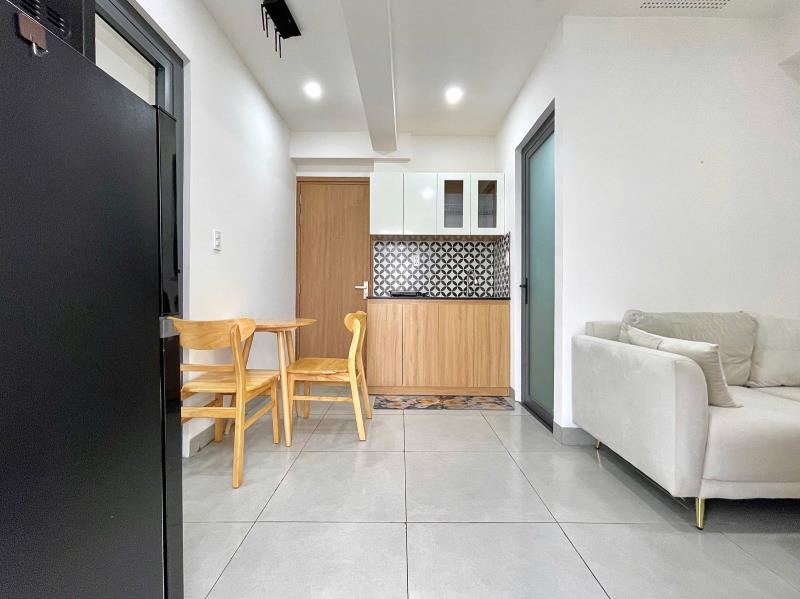 Cho thuê căn hộ 1 phòng ngủ bình thạnh, full nội thất, ban công, cửa sổ lớn, gần điện biên phủ, hàng xanh, quận 1 - Ảnh 4