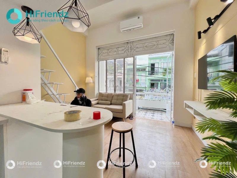 Cho thuê căn hộ duplex ban công full nội thất tại bùi đình túy gần q1, q2 - Ảnh 2