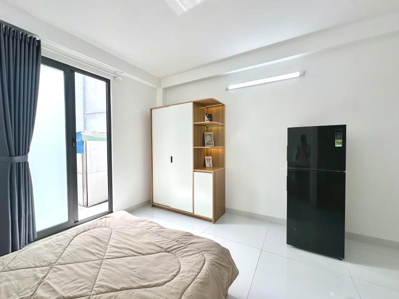 Cho thuê căn hộ studio ban công riêng, máy giặt riêng, full nội thất – xô viết nghệ tĩnh, bình thạnh gần hàng xanh, uth, ftu2, uef - Ảnh 4