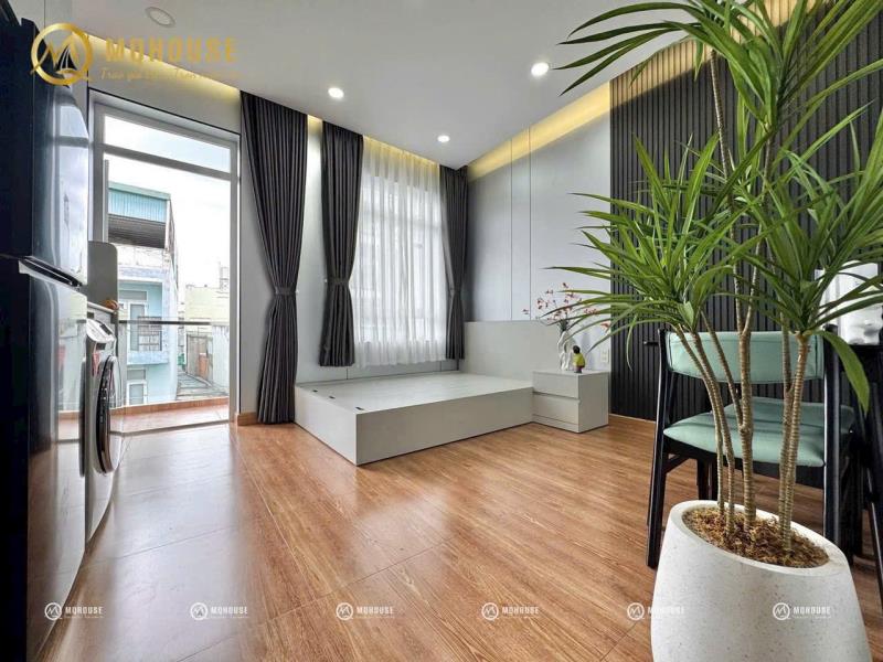 Khai trương căn hộ ban công - máy giặt riêng mới 100% full nội thất gần ngã tư phú nhuận đường thích quảng đức - Ảnh 4