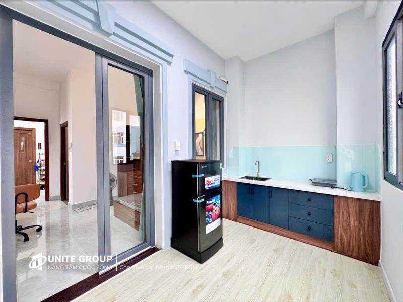 1pn ban công, thang máy, full nội thất, cửa sổ thoáng mát, gần lotte, rmit  tdtu, vivo