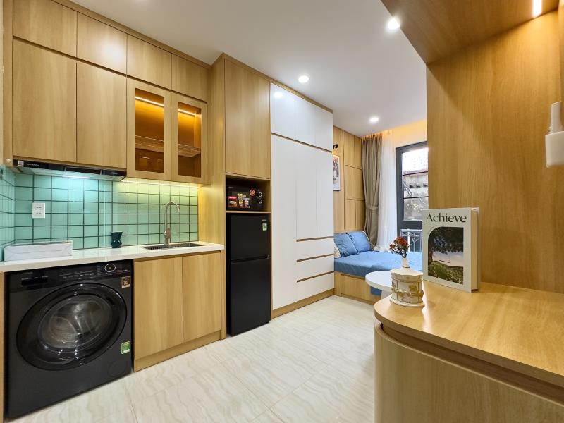 Studio đẹp rộng thoải mái có cửa sổ trời lớn - gần đh văn hiến, học viện hàng không, ngã tư bảy hiền, etown cộng hoà, chợ hoàng hoa thám