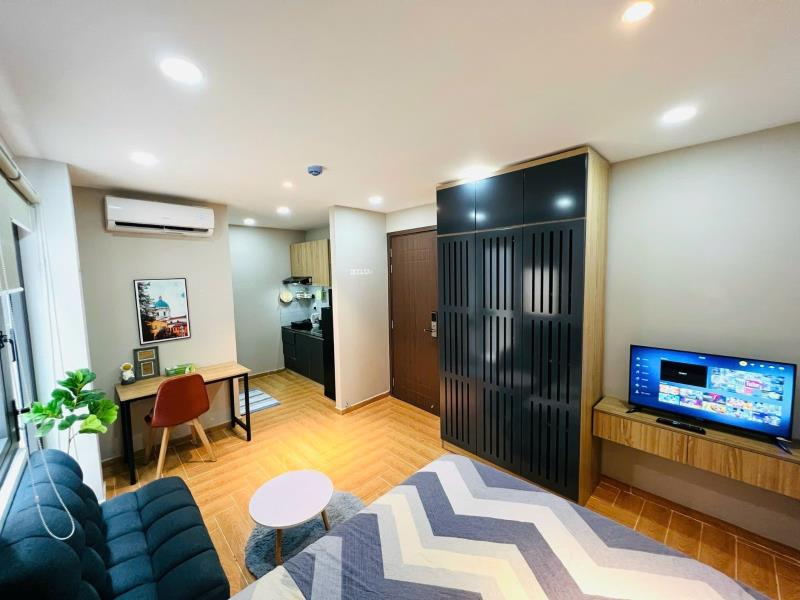 Cho thuê căn hộ 35m2 - full nội thất - ban công - gần chợ bà chiểu - giáp quận 1 - Ảnh 2