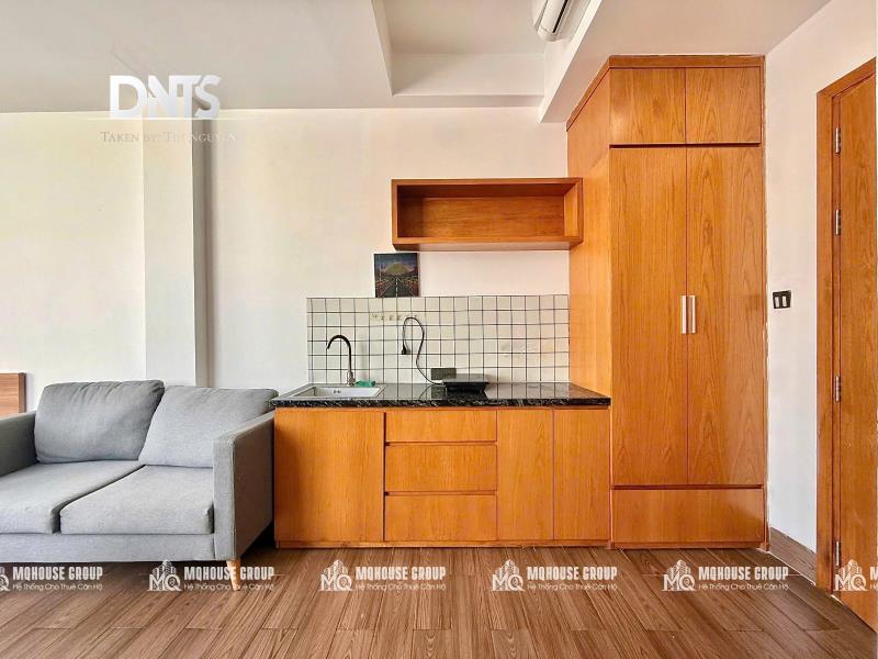 Studio 40m2 ban công lớn view thành phố, thang máy, hầm xe khu dân cư yên tĩnh. gần công viên lê văn tám, chợ tân định, horizon tower - Ảnh 3
