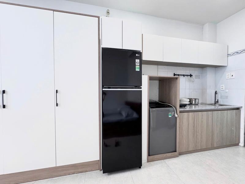 Cho thuê căn hộ có cửa sổ thoáng mát full nội thất đường xô viết nghệ tĩnh quận bình thạnh, sát quận 1 - Ảnh 3