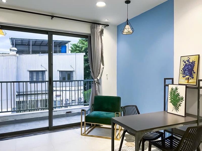 Cho thuê căn hộ 1pn có bancol ngay chợ phạm văn hai - Ảnh 4