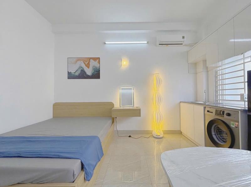 Cho thuê căn hộ ban công_phan đình phùng không ngập gần tân định, quận 1_máy giặt riêng, thang máy, an ninh  - Ảnh 3