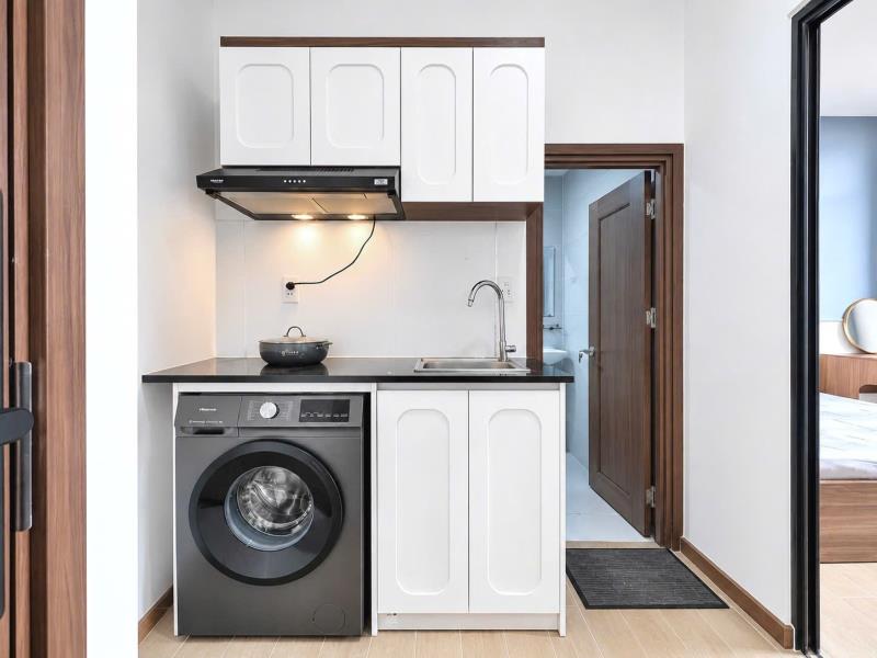 Cho thuê căn hộ 1 phòng ngủ mới 100% thang máy_hầm xe_bancol gần dương quảng hàm,nguyễn thái sơn qua công viên làng hoa chỉ 5 phút đi xe ! - Ảnh 3