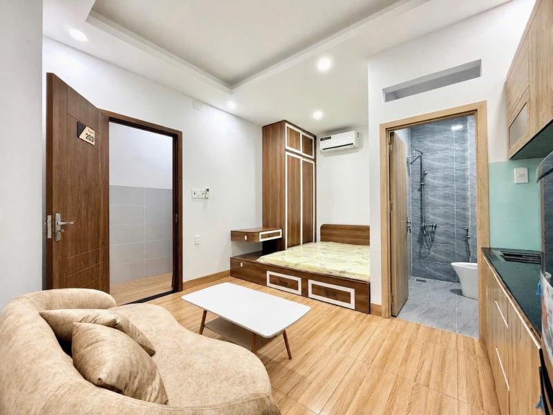 Cho thuê phòng - 25m2 tone gỗ full nội thất - ngay tại hoàng sa, bình thạnh gần chợ bà chiểu và giáp với quận 1, quận 3 - Ảnh 3