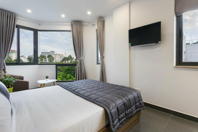 Căn hộ view bờ kè trường sa, bình thạnh sát quận 1, full nội thất cao cấp, có tivi, thang máy_nhận khách nước ngoài, ngắn hạn - Ảnh 3