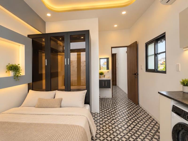 Căn hộ ban công full nội thất giờ giấc tự do đ. lạc long quân ngay ngã tư bảy hiền  - Ảnh 3