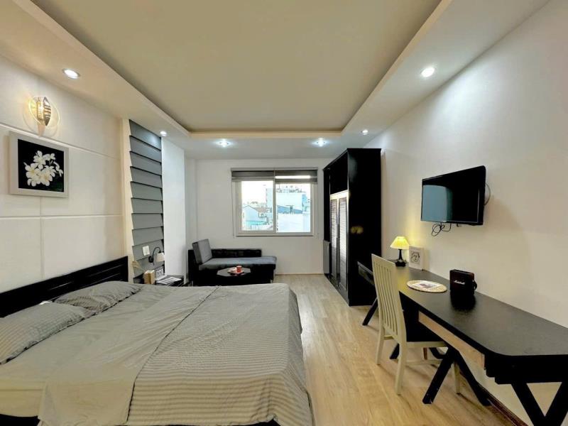 Studio full nội thất, bếp riêng – xvnt, bình thạnh, gần hutech, hàng xanh  - Ảnh 4