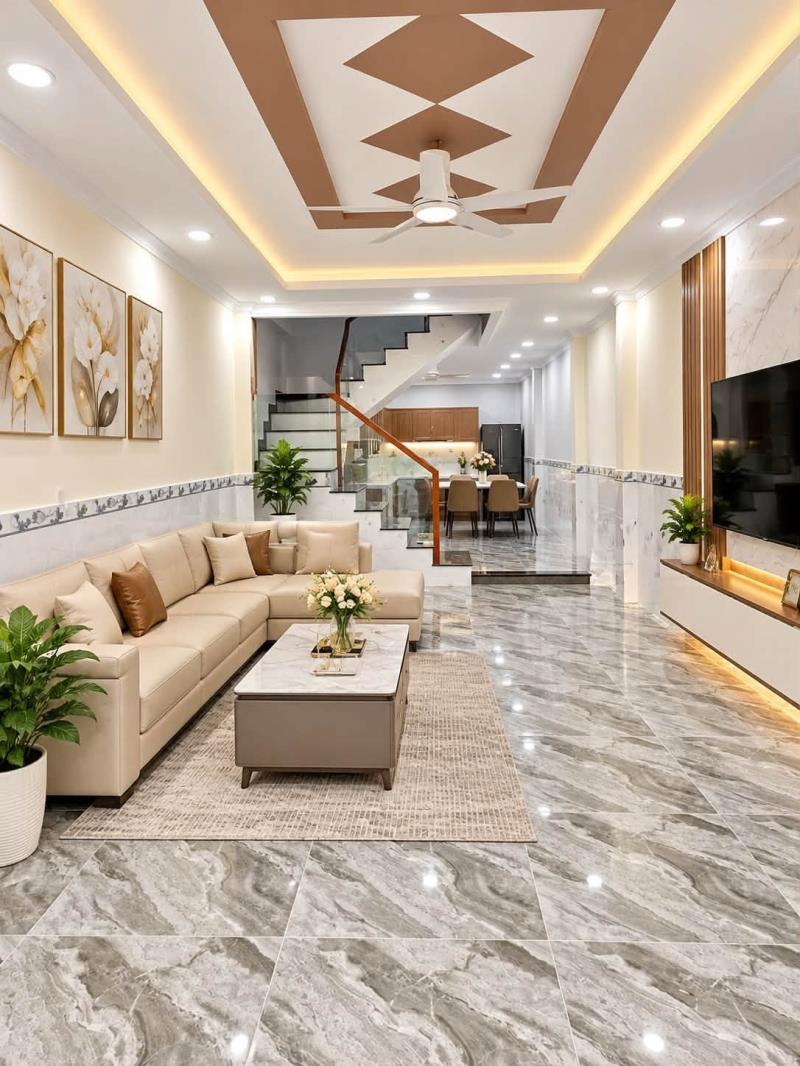 Bán nhà mới 2 tầng 73m², hẻm xe hơi cạnh aeon mall tân phú – celadon city, chỉ 6.x - Ảnh 2